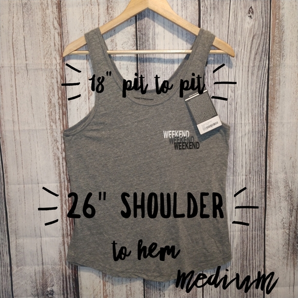 NWT Good hYOUman Casey tank - WEEKEND - Picture 2 of 6